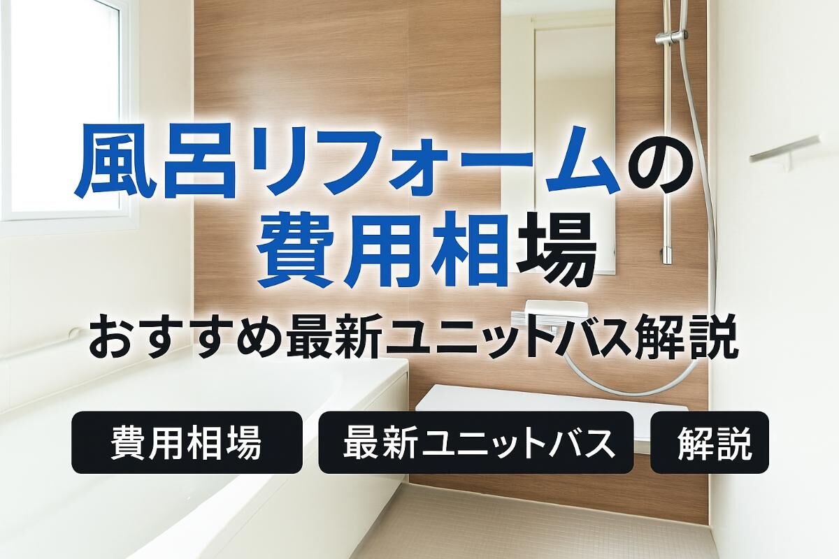 リフォームで風呂の費用相場とおすすめ最新ユニットバス事例徹底解説