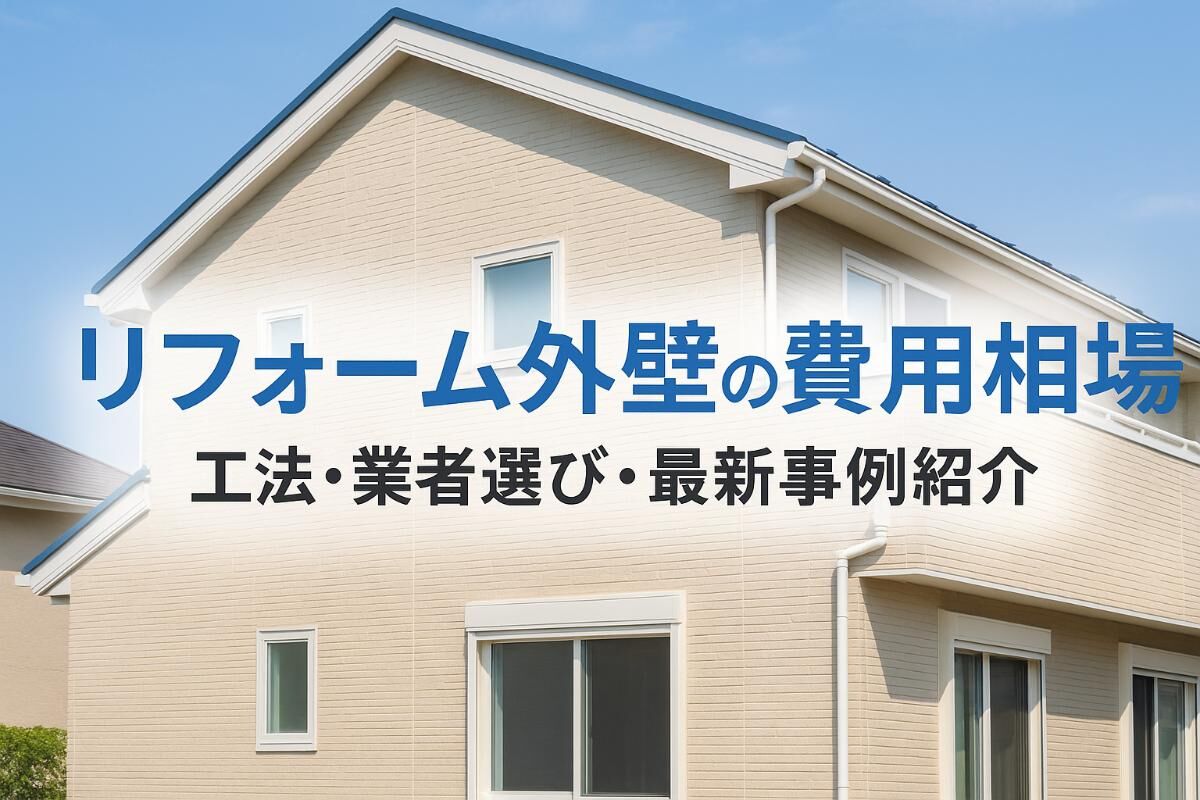 リフォーム外壁の費用相場を解説！失敗しない工法・業者選びと最新事例紹介