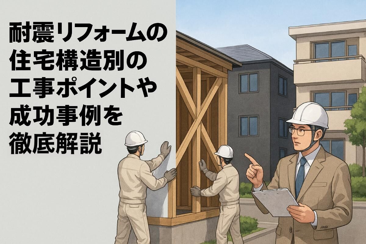 耐震リフォームの住宅構造別の工事ポイントや成功事例を徹底解説