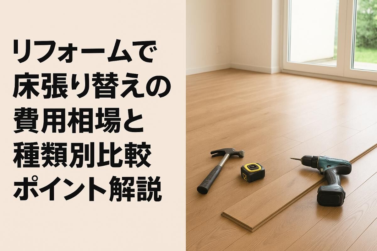 リフォームで床張り替えの費用相場と種類別比較ポイント解説