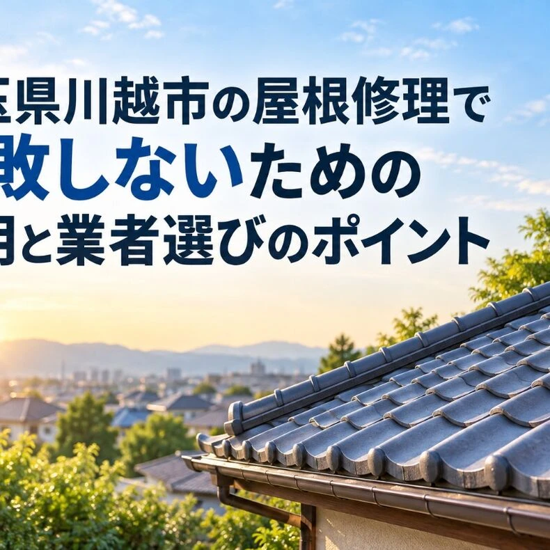 画像8598：埼玉県川越市の屋根修理で失敗しないための費用と業者選びのポイント