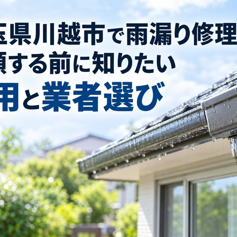 画像8662：埼玉県川越市で雨漏り修理を依頼する前に知りたい費用と業者選び