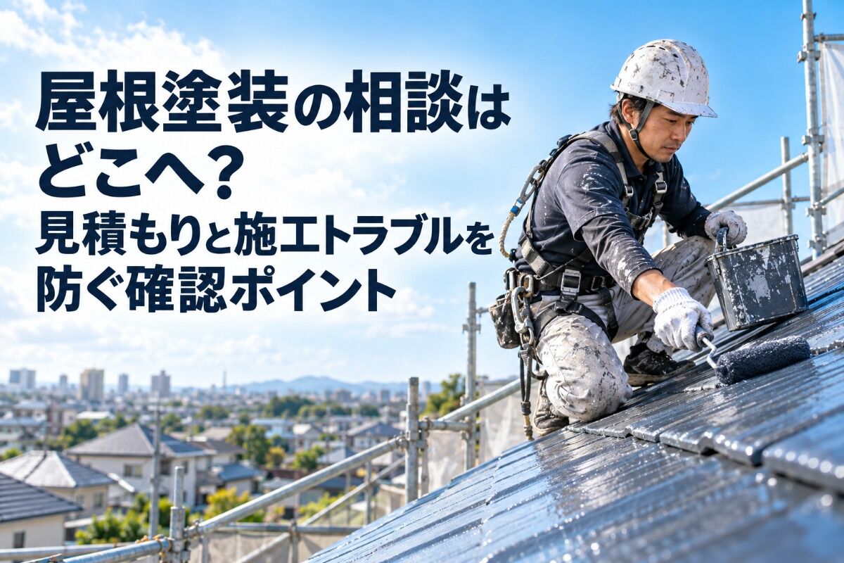 屋根塗装の相談はどこへ？見積もりと施工トラブルを防ぐ確認ポイント